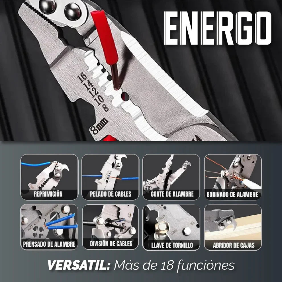 🧰Pelacables 8 en 1 con comprobador de voltaje🚀
